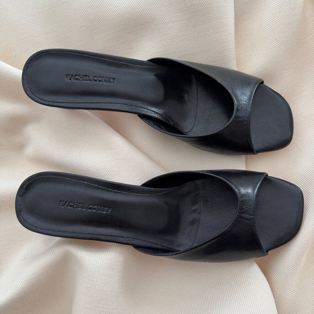 Rachel Comey "Taro" Kitten Heel Mules in Black, size 6 - Picture 8 of 10